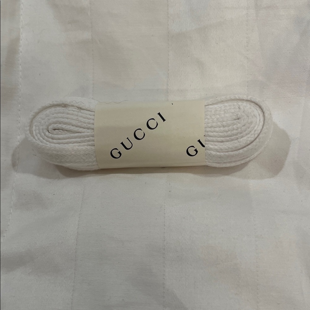 Gucci Classic White Laces
